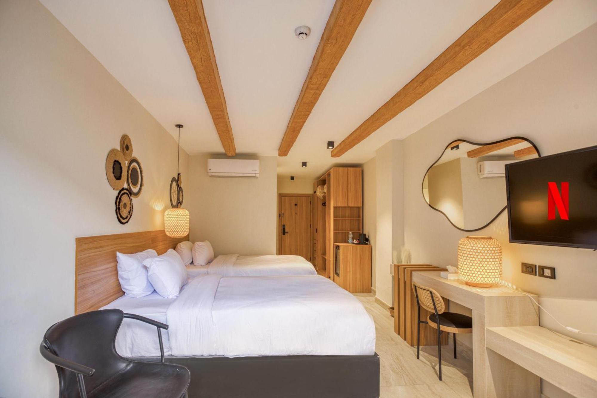 La Boutique Hotel - Vue Des Pyramides Kafret el-Gabal エクステリア 写真